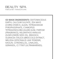 Alginate ozonized multi-active O3-MASK, Beauty Spa 300 gr