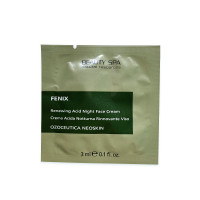 Нічний крем для обличчя кислотний для всіх типів шкіри Beauty Spa Fenix, 5 * 3 мл